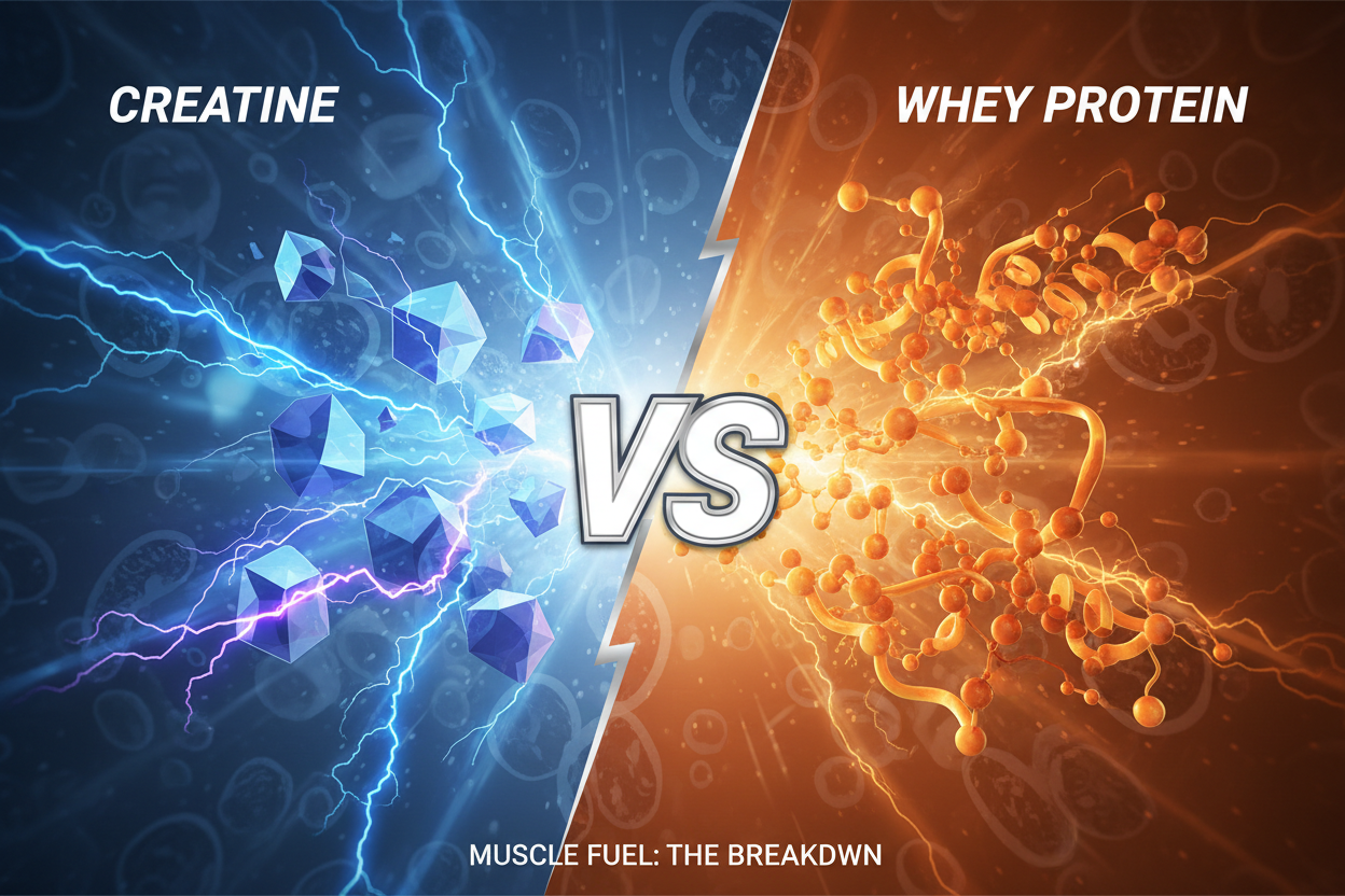 Creatine vs Whey Protein: Which Is Better for Muscle Growth?