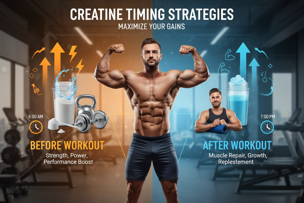 Creatine Before vs After Workout – TIVAGENICS