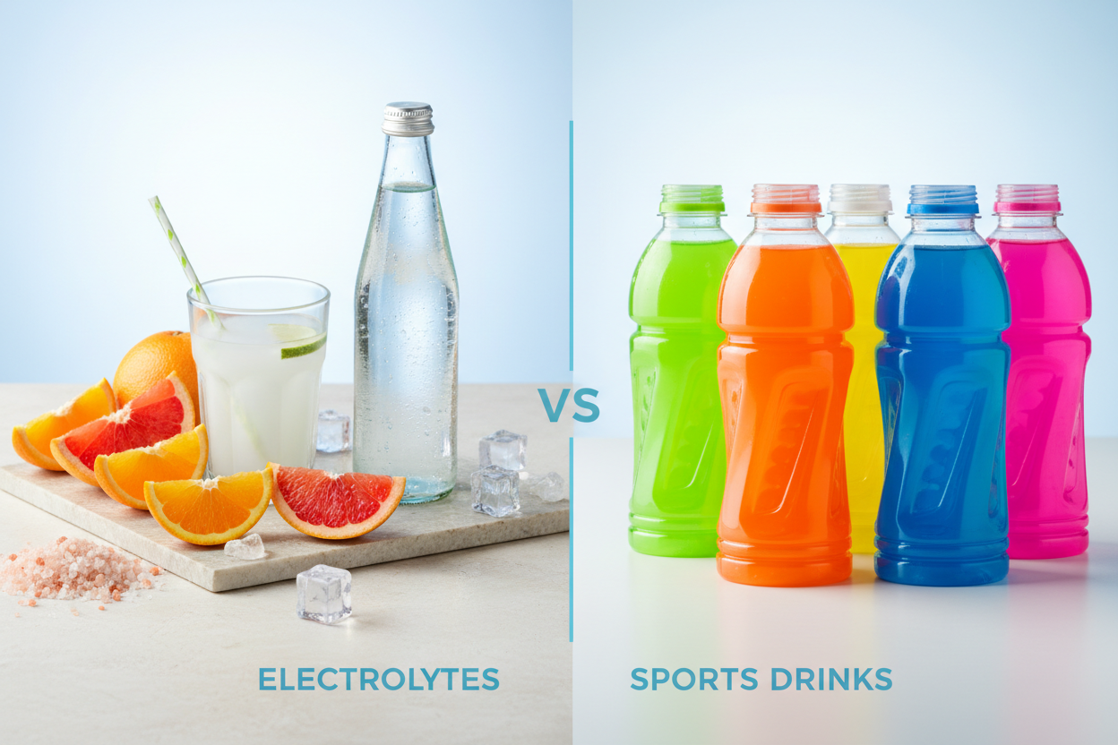 Electrolytes vs Sports Drinks: What’s the Difference?