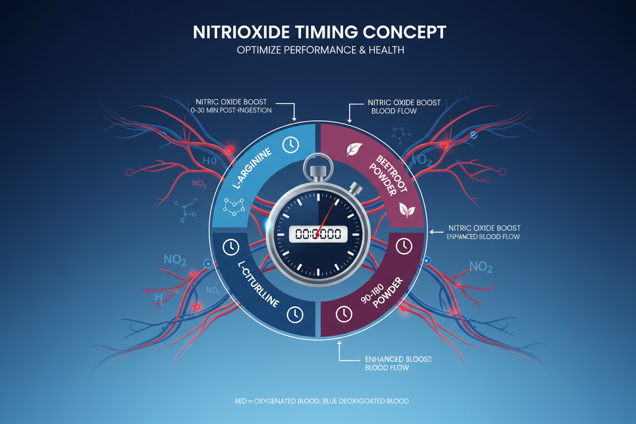 How Long Does Nitric Oxide Take to Work? Timing by Ingredient Type