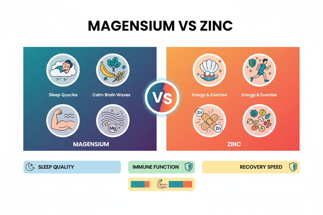 Magnesium vs Zinc: Which Is Better for Your Health?