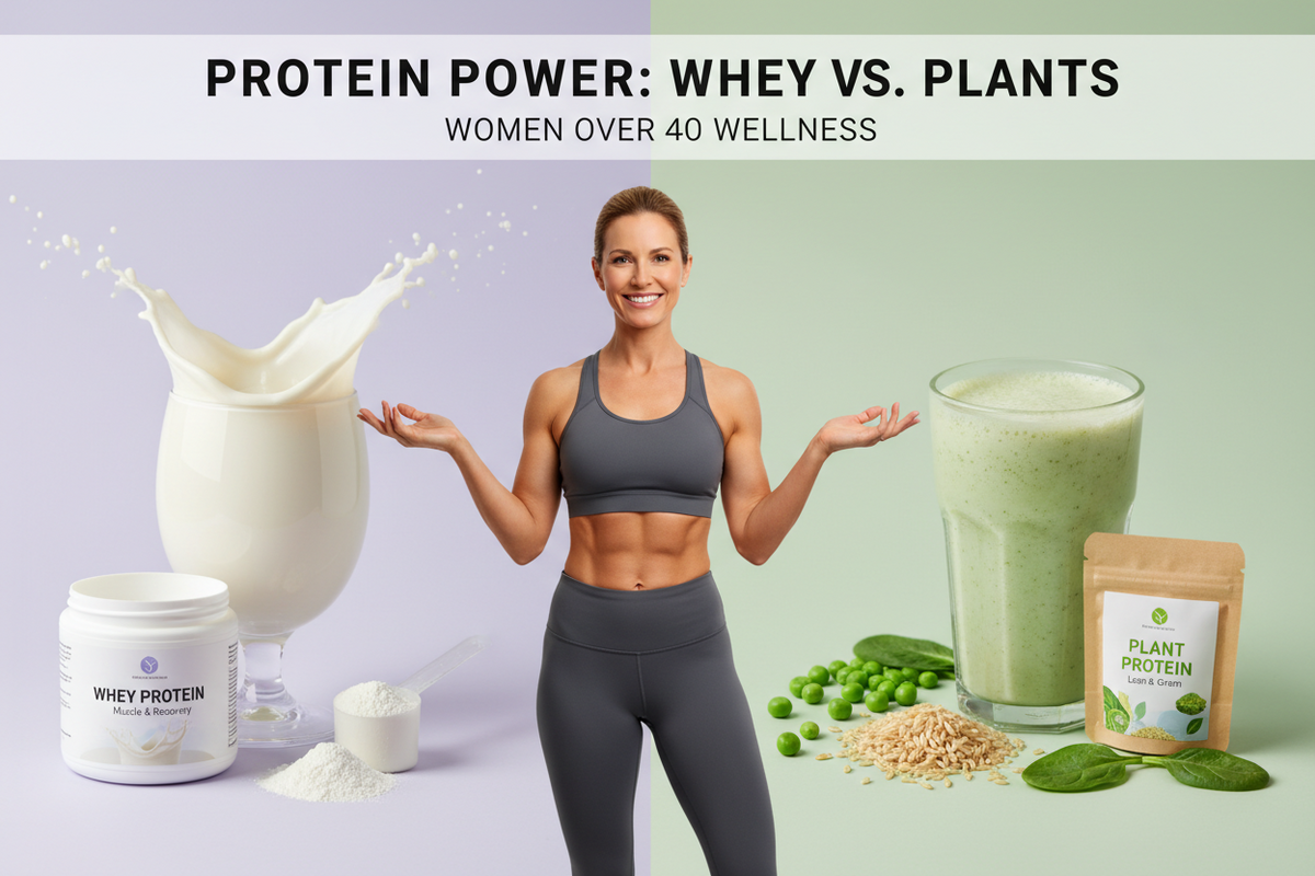 Whey vs Plant Protein for Women Over 40