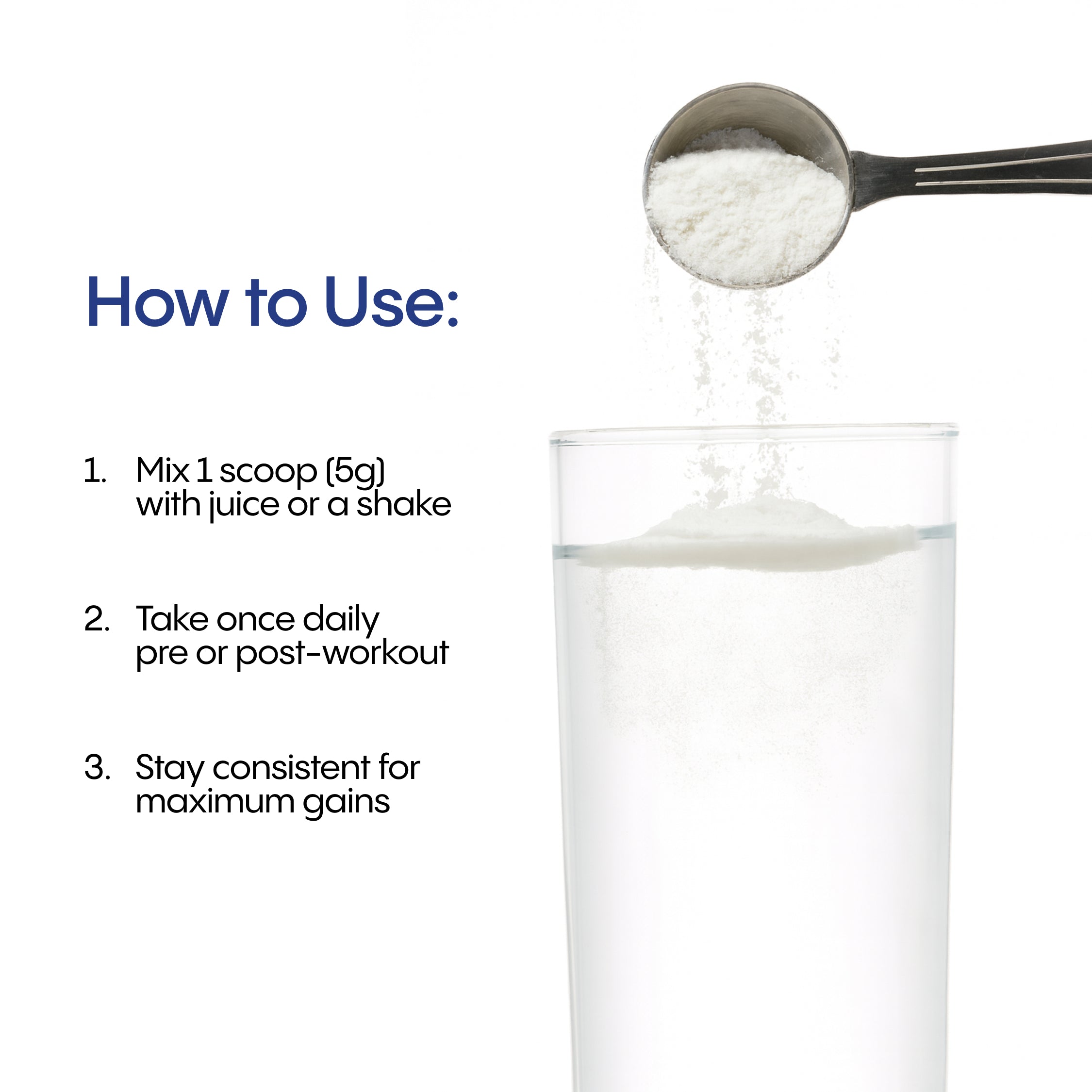 Pure Creatine Monohydrate supplement on a gym bench